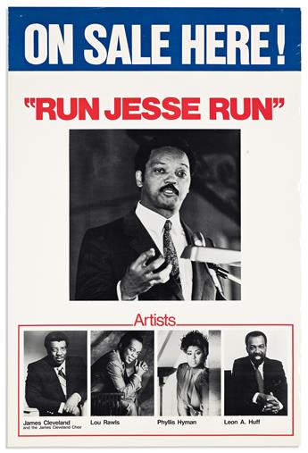 (POLITICS.) Group of 7 posters from Jesse Jacksons 1984 and 1988 presidential campaigns.